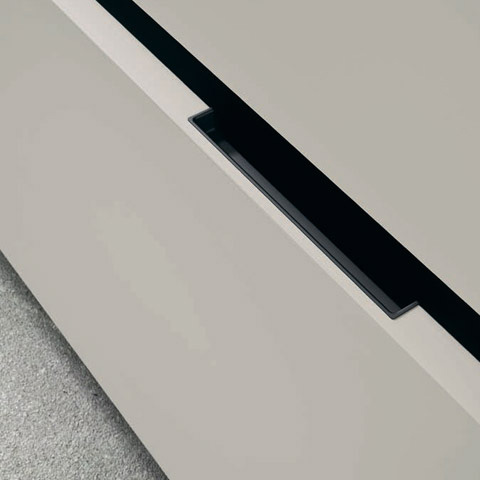 Straight Edge Door with "Built-In" Handle
