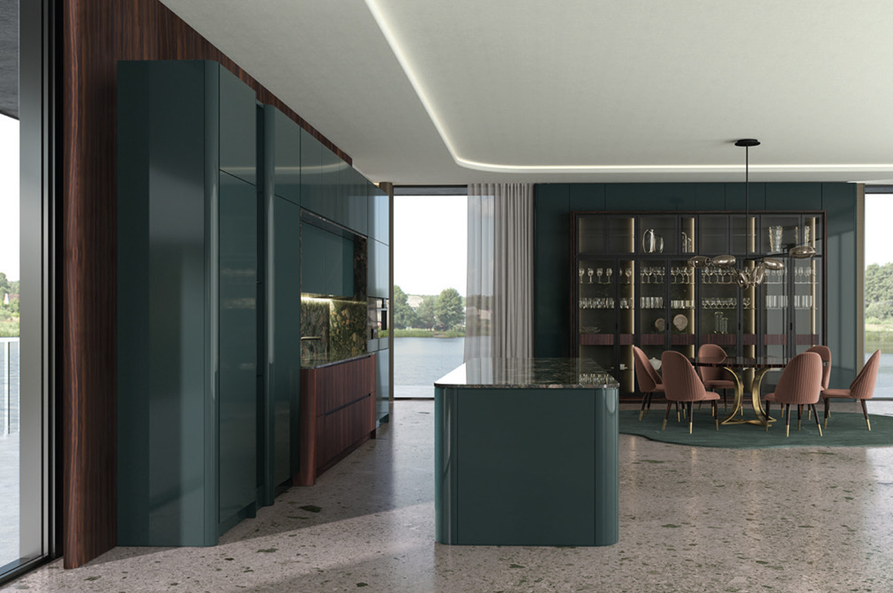 Detail #2 of Sixties - italian high quality modern kitchen, produced by Castagna Cucine
